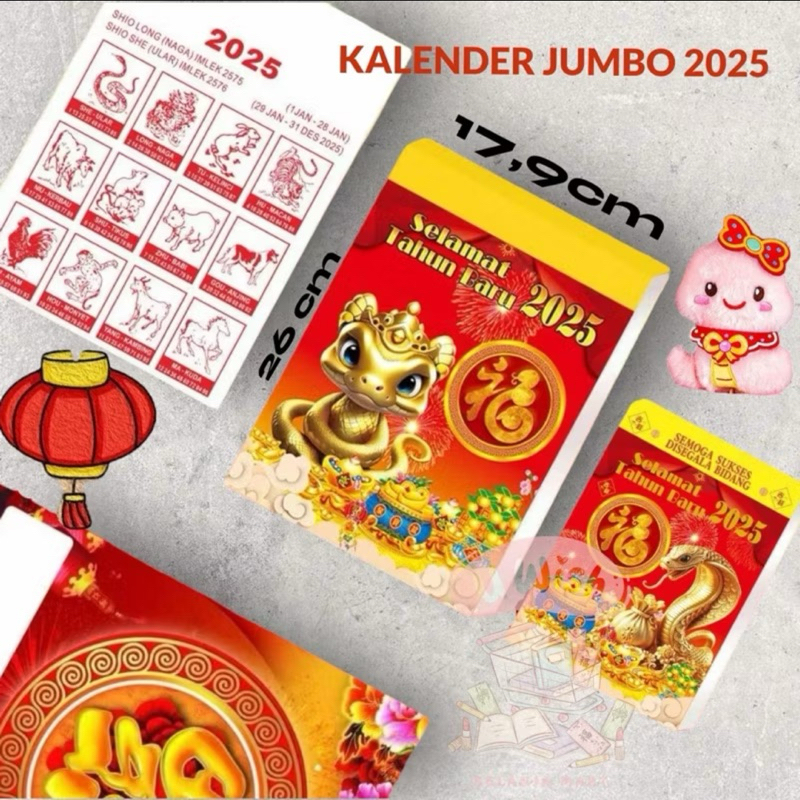 

KALENDER JUMBO HARIAN SOBEK 2025 TAHUN ULAR