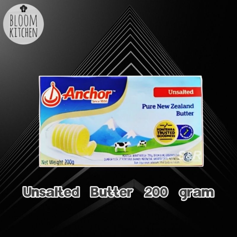 

ANCHOR UNSALTED BUTTER 200 GRAM