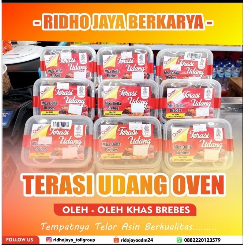 

Terasi Udang Oven || Sudah Matang dan Lembut