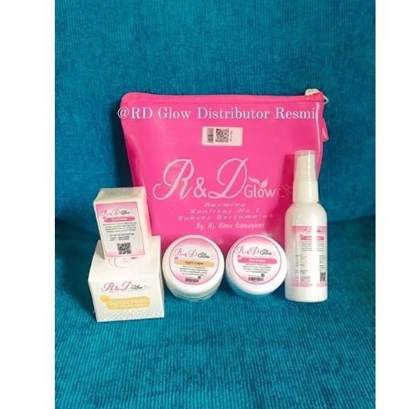 Sepaket R&D Glow dan Suncreen by Owner Hj Rima Damayanti
