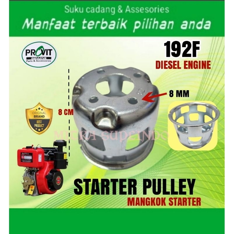 192F Pulley  Starter/Mangkok starter mesin diesel