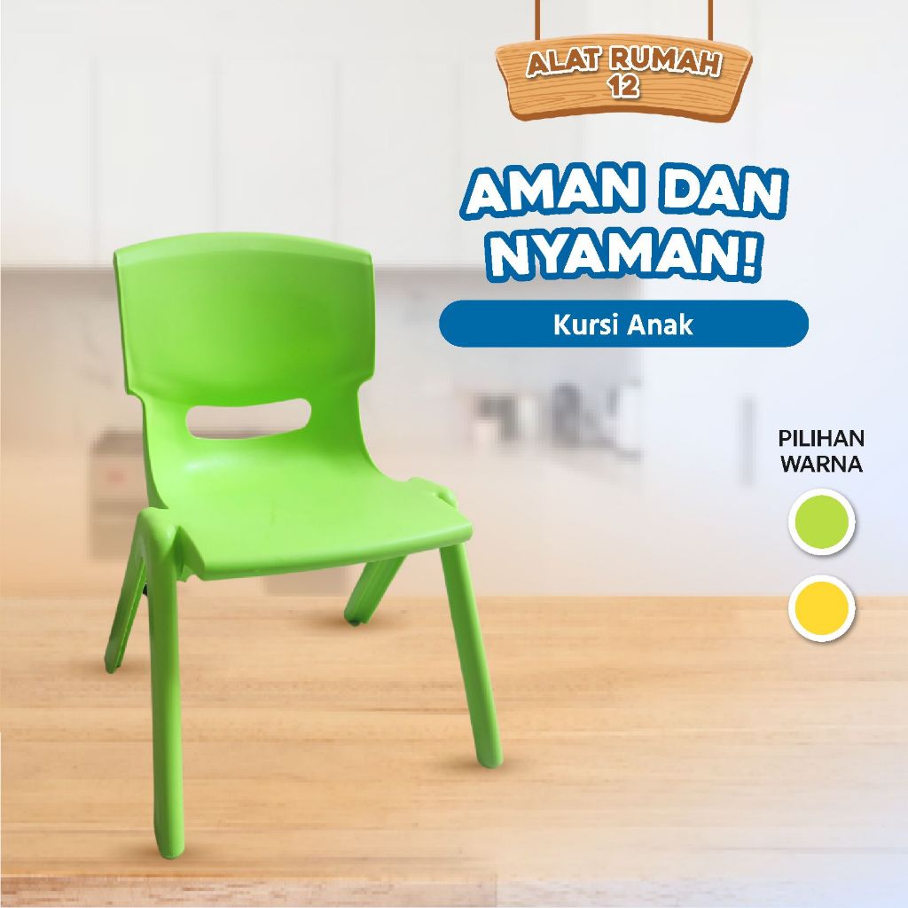 

Kursi Anak Bahan Yang Aman dan Lentur Anti Slip Multifungsi Design Sesuai Postur Tubuh Anak