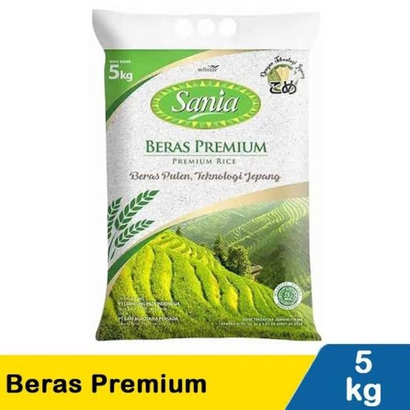 

Beras Premium Sania 5KG