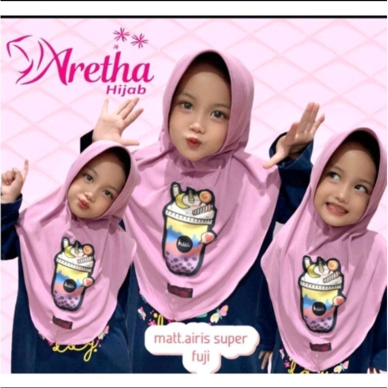 Terbaru Jilbab Boba Instan / Kerudung Boba Instan Realpic