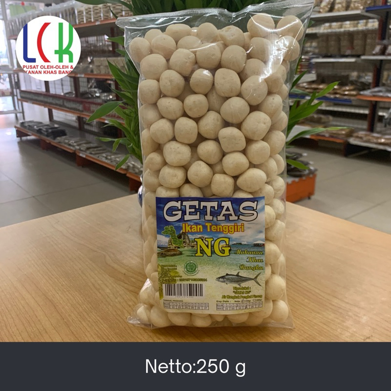 

Getas cap NG bentuk bulat 250gr / / Kerupuk Khas Bangka