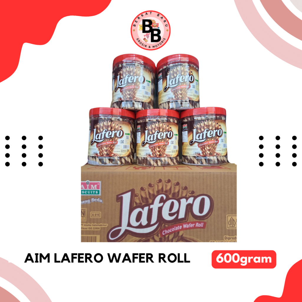 

[BB SNACK] LAFERO WAFER ROLL 600GRAM