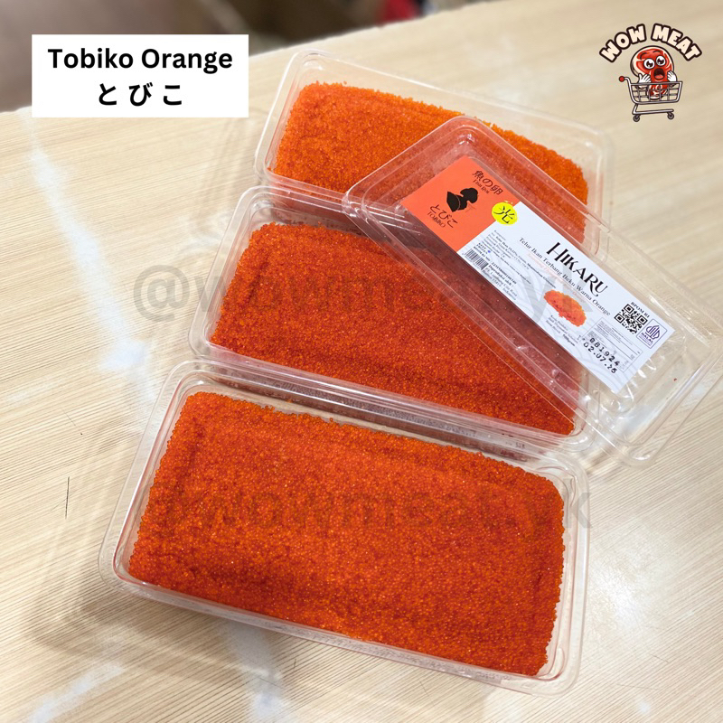 

Tobiko Orange Flying Fish Roe 500 Gram | Telur Ikan Sushi Halal