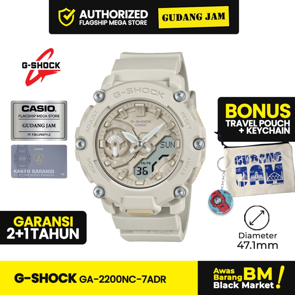 Jam Tangan G-Shock GA-2200NC-7ADR GA-2200N GA-2200 GA2200NC GA 2200NC