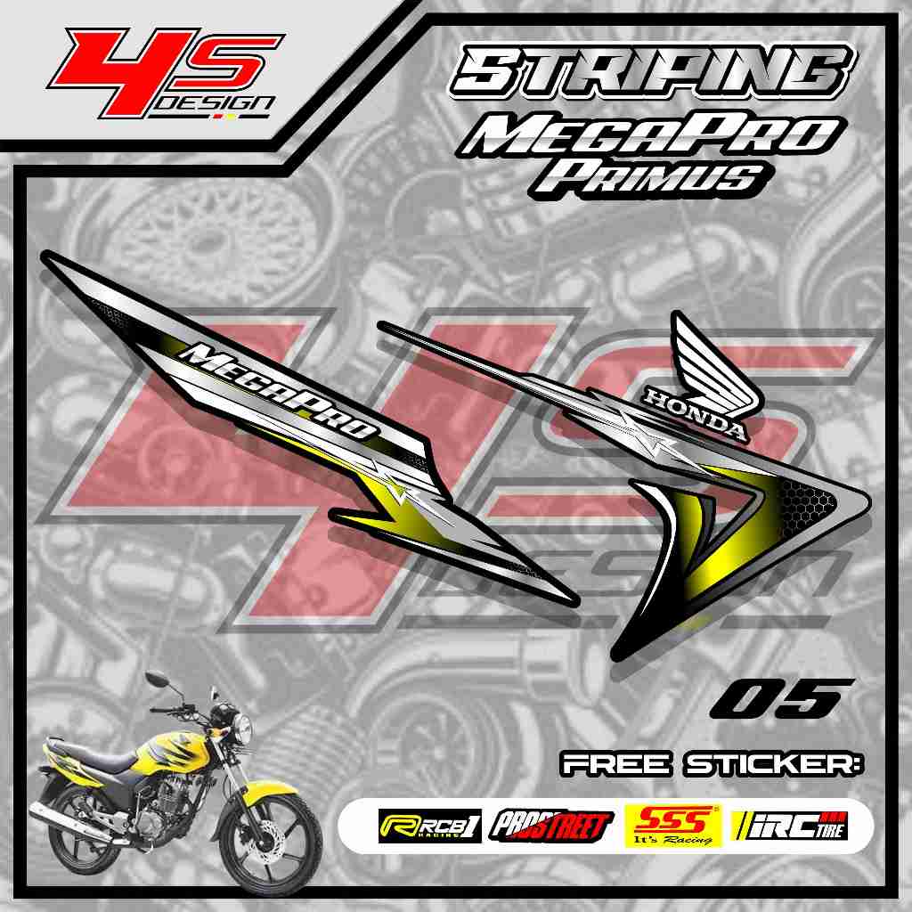 05 STICKER STRIPING MP PRIMUS VARIASI - STICKER STRIPING MP PRIMUS