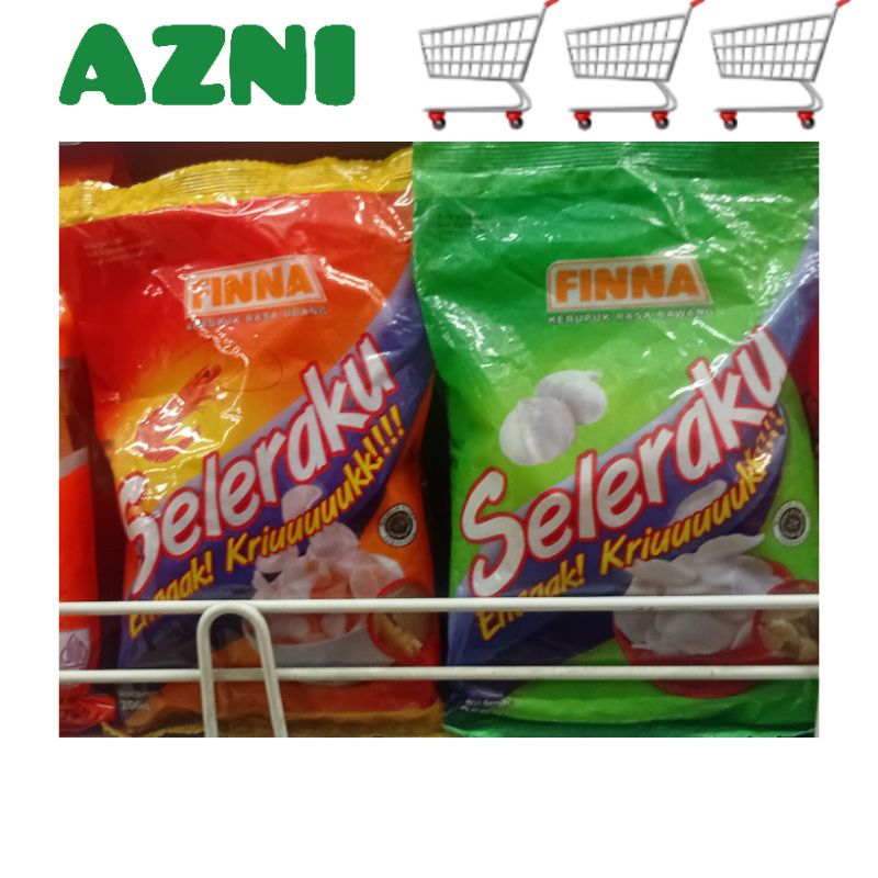

FINNA SELERAKU 200GR - Kerupuk Udang/ Bawang/ Ikan