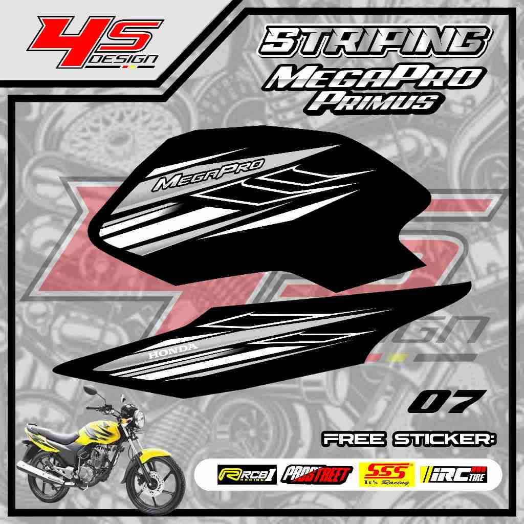 07 STICKER STRIPING MP PRIMUS VARIASI - STICKER STRIPING MP PRIMUS