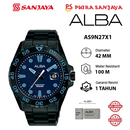 Jam Tangan Pria ALBA AS9N27 AS9N27X1 // AS9N67 AS9N67X1 // AS9N97 AS9N97X1 Original Garansi Resmi 1 