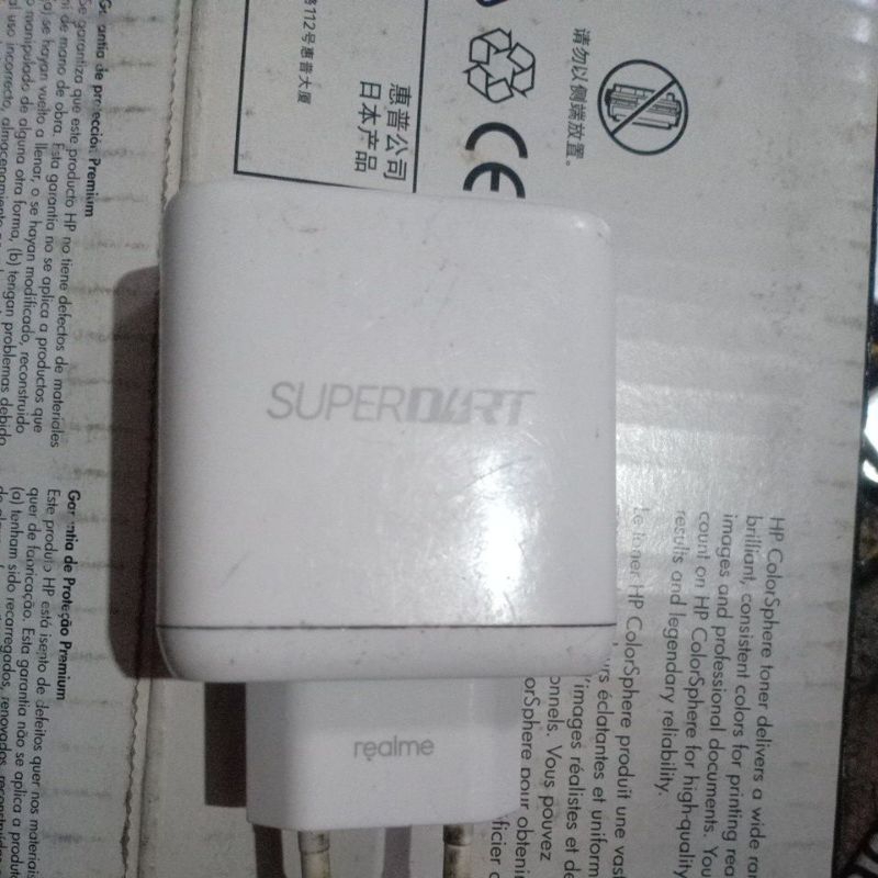 charger realme bekas original