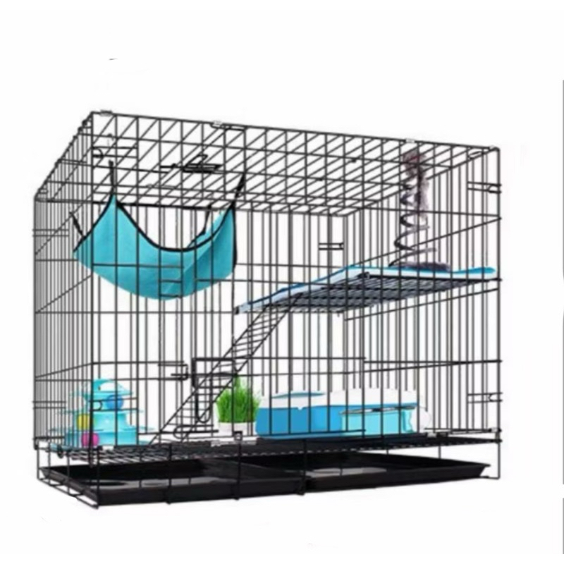 Kandang Tingkat 2 Kandang Kucing Kelinci 75x45x55 Kandang 2Layer