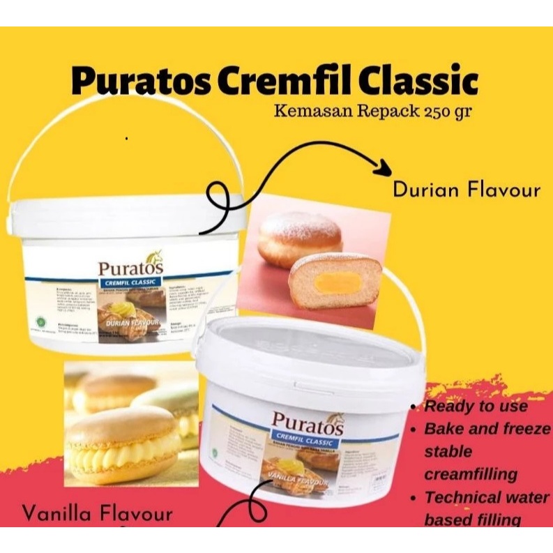 

PURATOS CREMFIL CLASSIC/FILLING SELAI REPACK 250GR