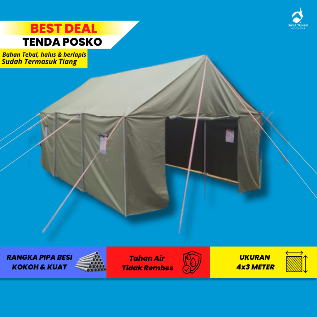 Tenda Posko Panitia Tenda Posko Regu Tenda Pramuka Tenda Barak Tenda Komando Tenda Posko Pengungsian