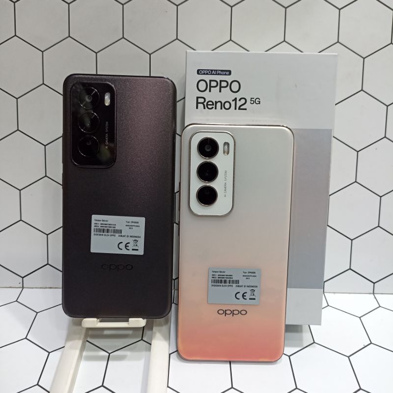 Oppo Reno 12 5g 12/256GB Hp Second Bekas Fullset