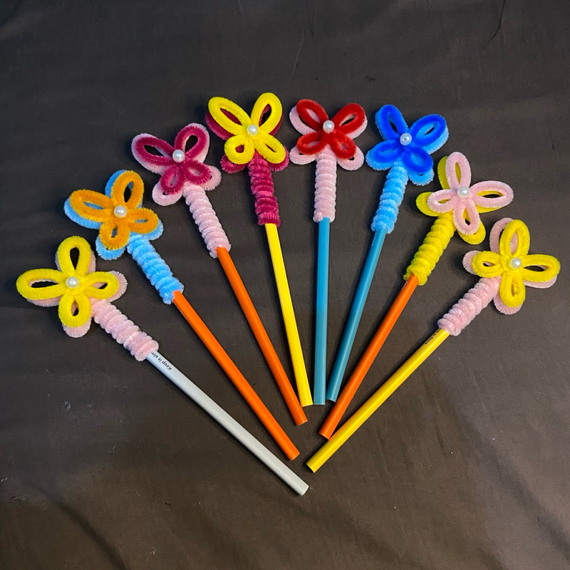 

Pensil Kawat bulu || Pensil kupu kupu || Pensil lucu kawat bulu || pensil lucu