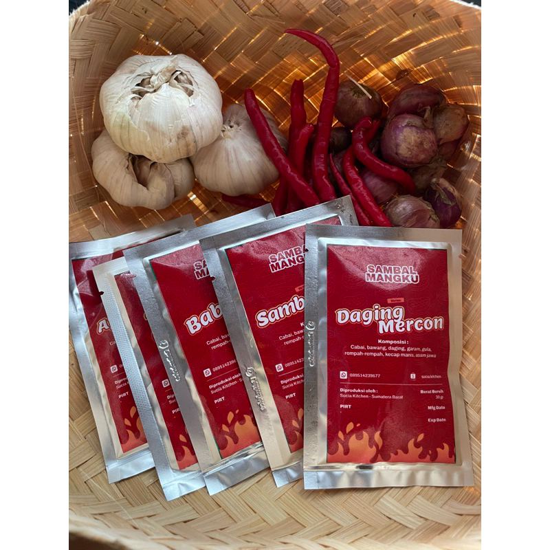

Paket 5 varian sambal mangku