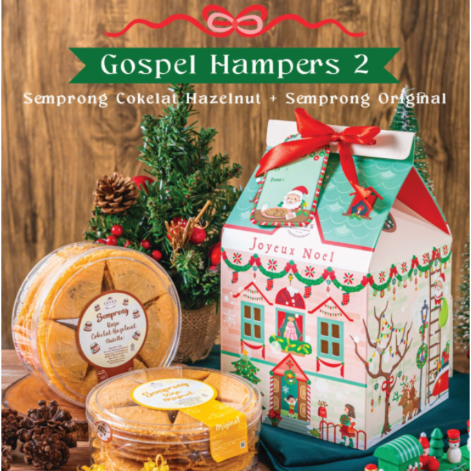 

Loves Semprong Gospel Hampers 2, Kue Semprong Cokelat Hazelnut Hampers Natal