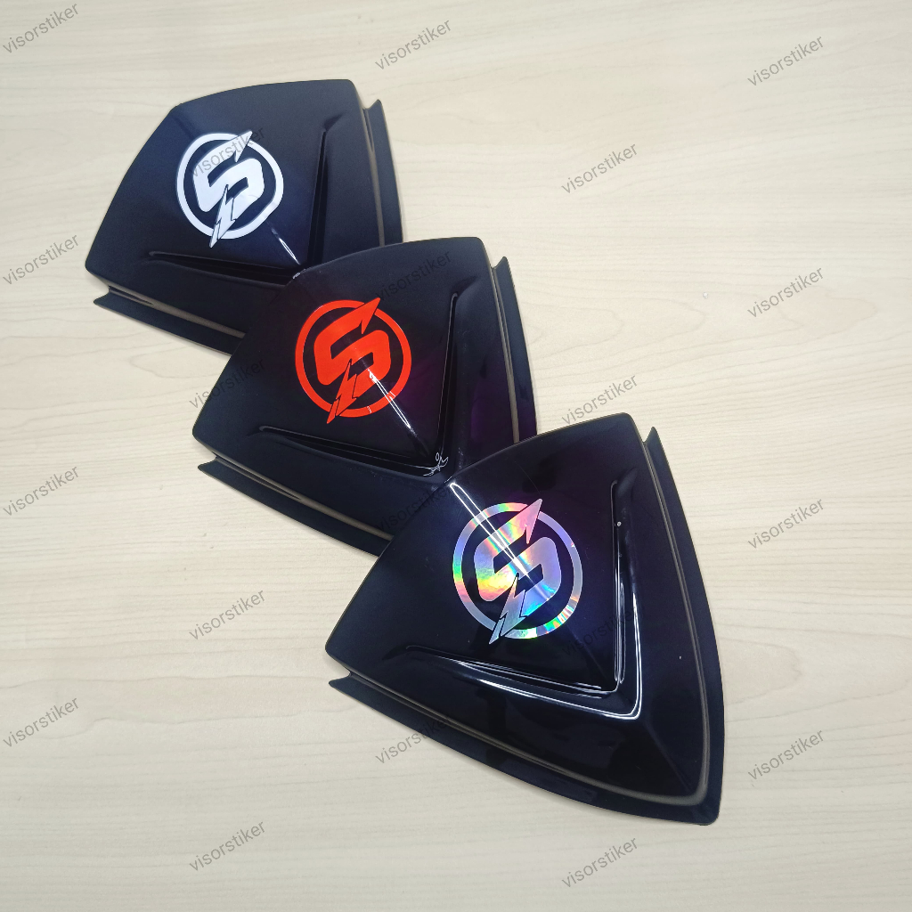 Visor beat karbu mio soul karbu sporty stiker set by rap holo windshield beat lama logo hologram