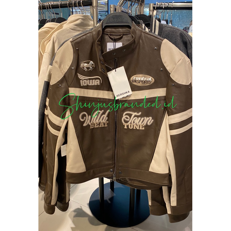 Bershka Women Jacket Leather