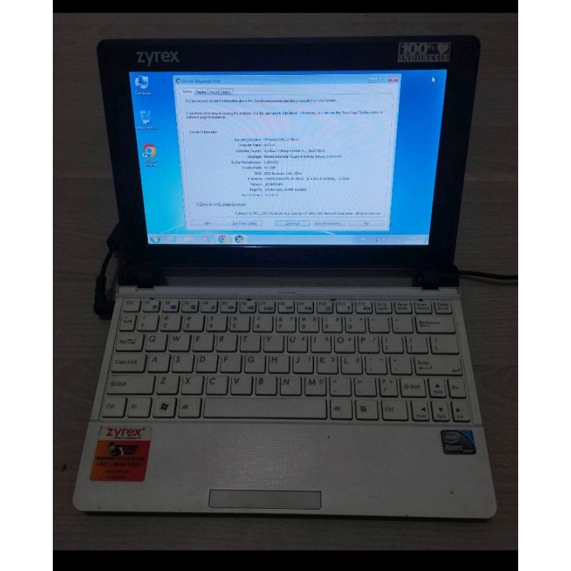 Zyrex Laptop PC scond murah