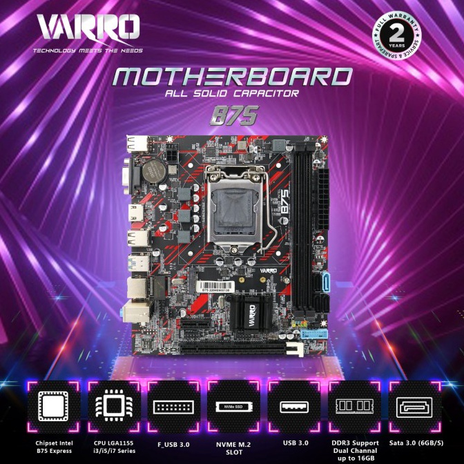 Tren Terbaru MOTHERBOARD VARRO H61 PLUS  H61