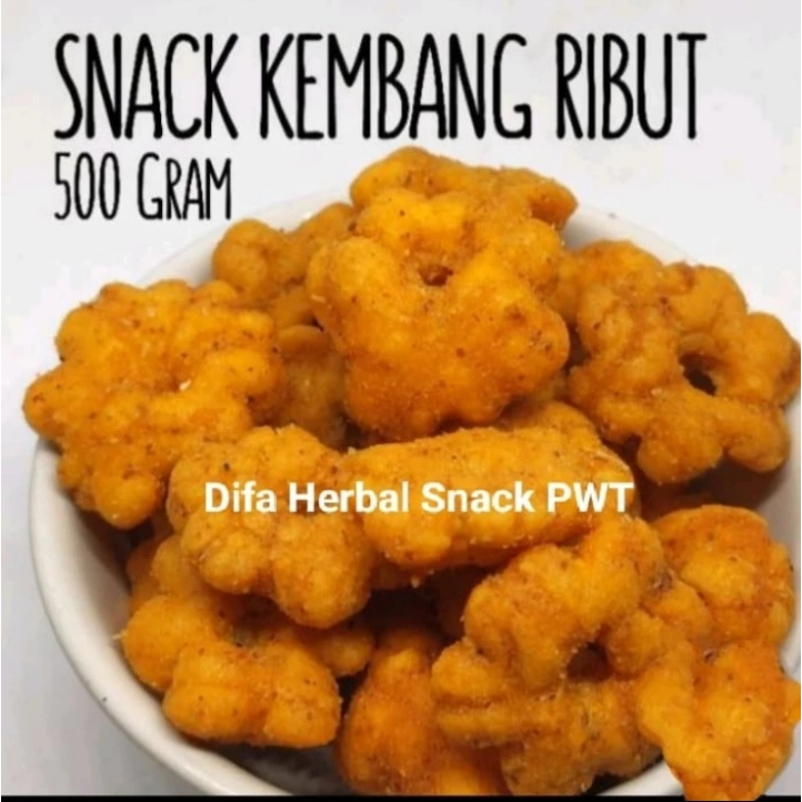 

SNACK KEMBANG RIBUT PANG PANG RIBUT 500 GRAM