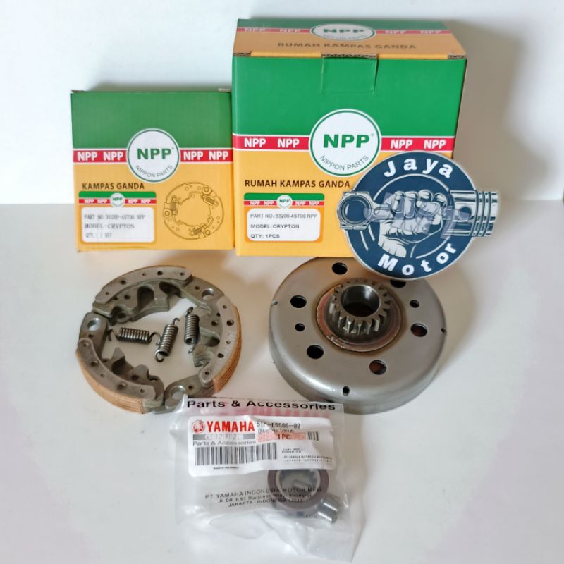 Rumah mangkok kampas ganda otomatis Plus kampas ganda Crypton Vega Lama 4ST Plus Cage Npp