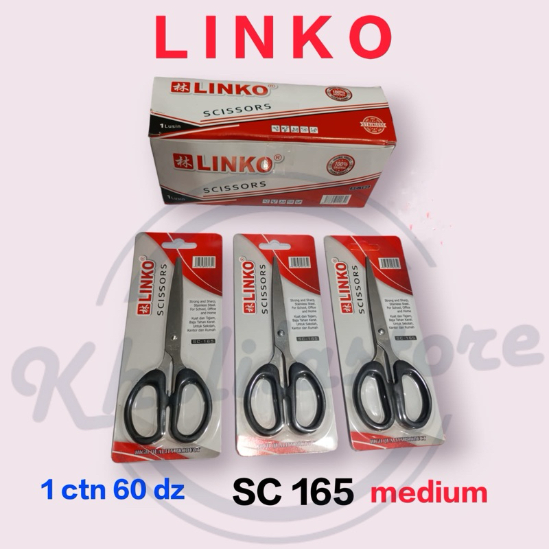 

(12 pcs) Gunting Tanggung Box Linko SC-165