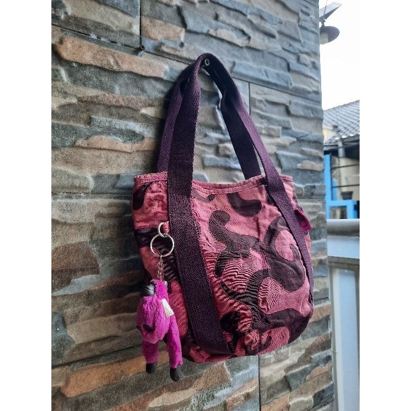 Tenteng Ungu KIPLING - TAS PRELOVED BRANDED ORIGINAL