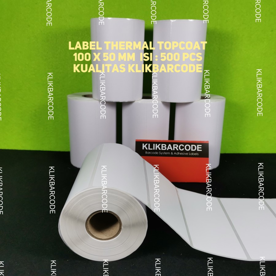 

PREMIUM LABEL THERMAL 100 X 50 (1 LINE) KERTAS STIKER BARCODE 100X50 MM 500PCS