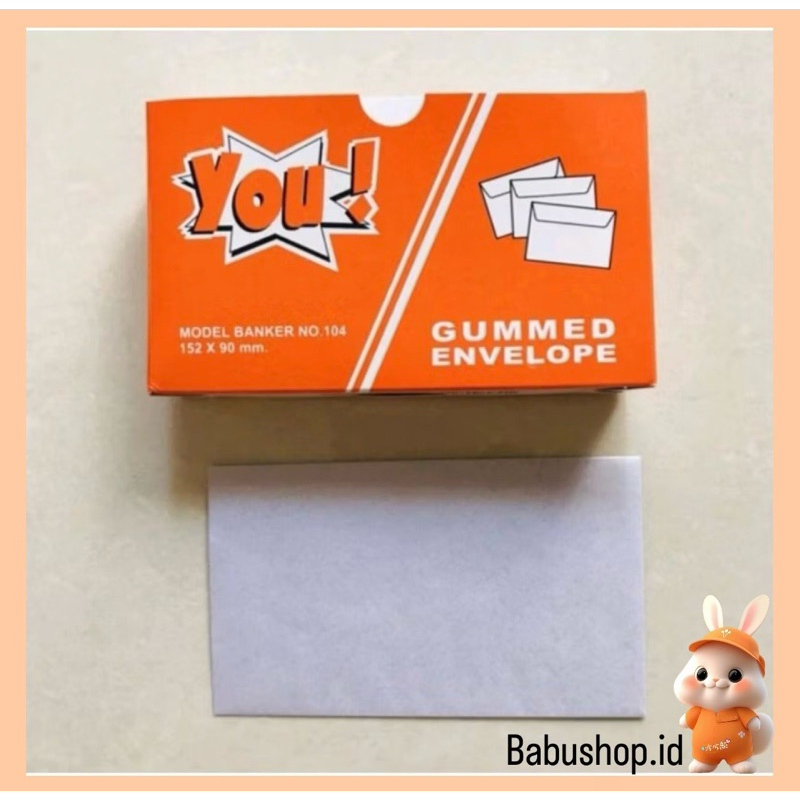 

BBS Amplop Polos Putih YOU 1 Pack Isi 50pcs