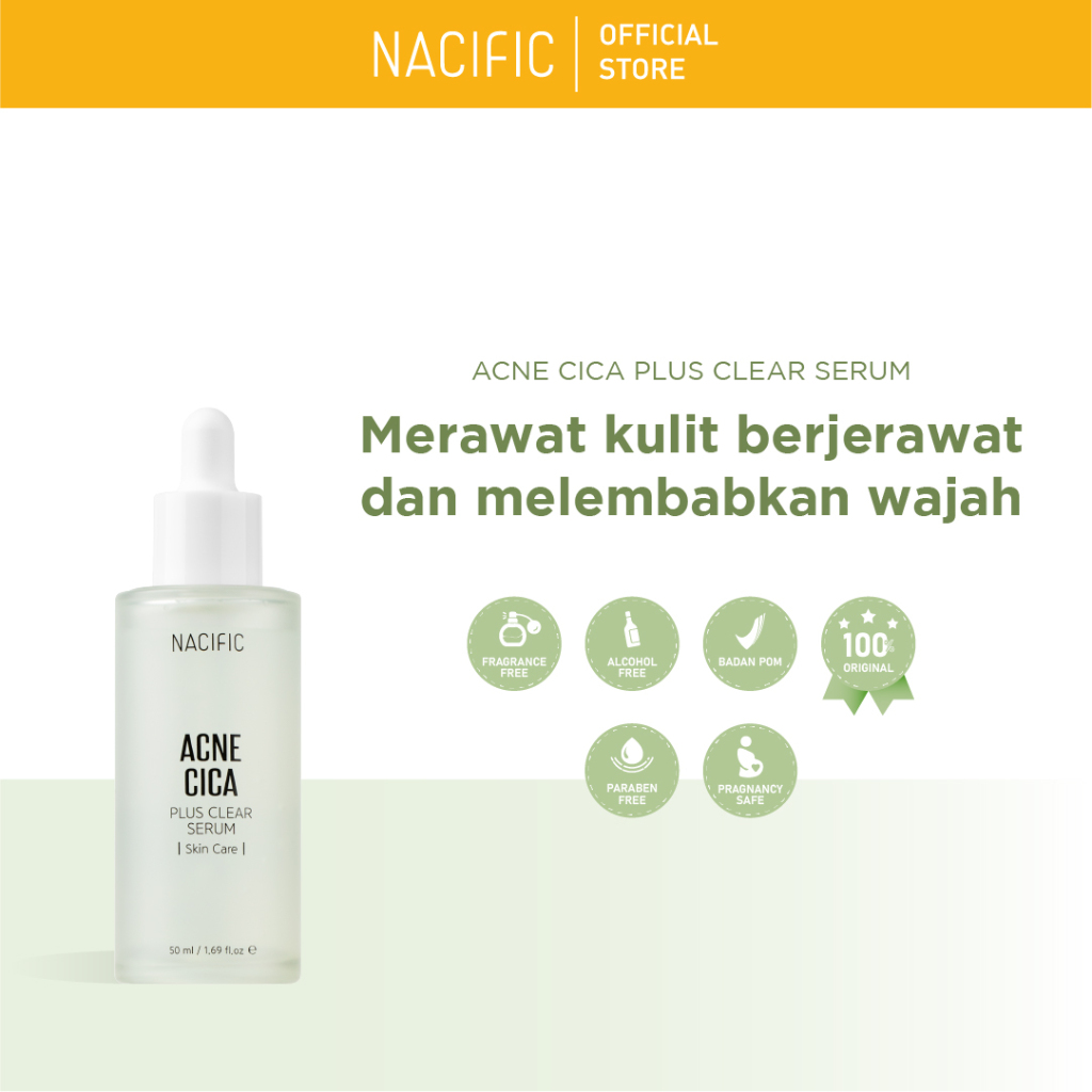 Nacific Acne Cica Plus Clear Serum Skin Care 50ml RENEW