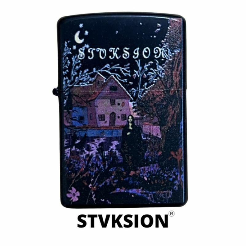 POCKET LIGHTER "AUTUMN" STVKSION / KOREK API ZIPPO / KOREK ZIPPO POLOS CUSTOM / KOREK API TITANIUM S