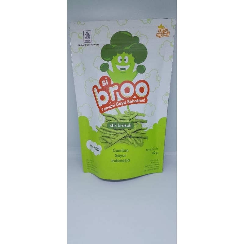 

Camilan Sehat Sibroo Stik Brokoli Tanpa MSG untuk Keluarga - Food 80g