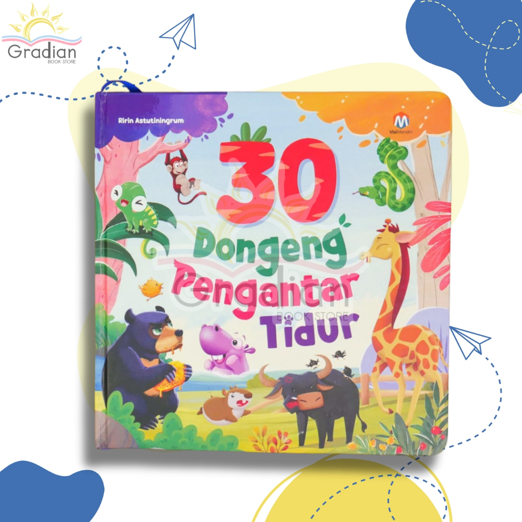 Buku Cerita Hewan - 30 Dongeng Pengantar Tidur Hard Cover