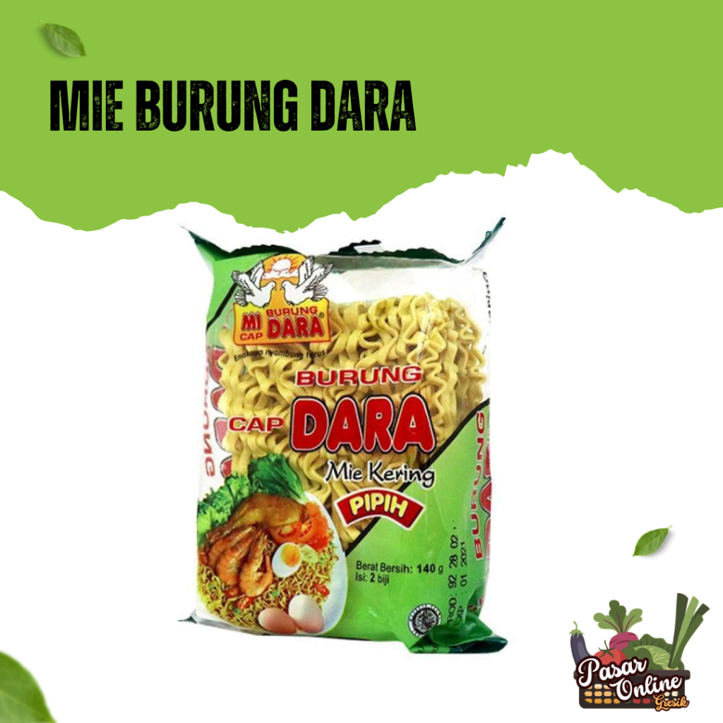 

MIE KERING BURUNG DARA 140GR - 1PCS