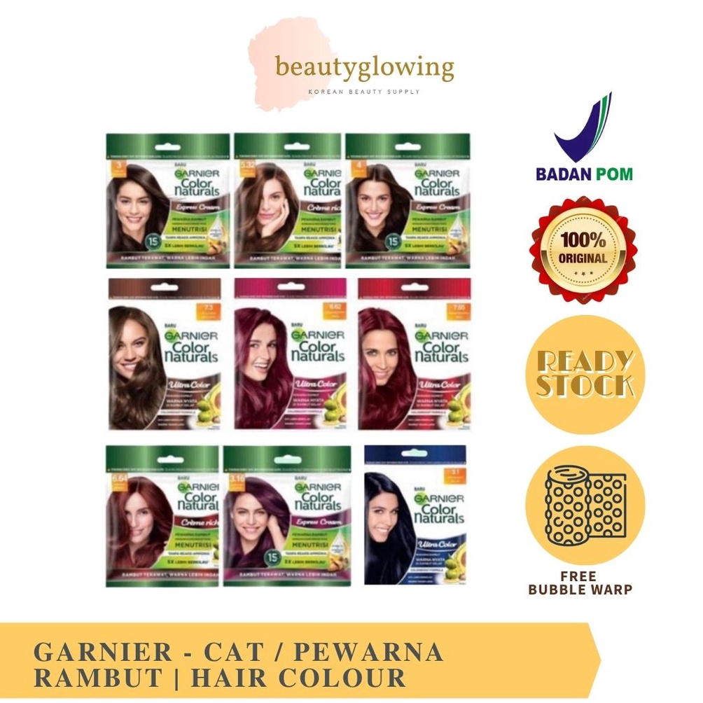 Laku Keras GARNIER CAT  PEWARNA RAMBUT HAIR COLOR  Semir rambut  Pewarna rambut  Warna rambut alami 