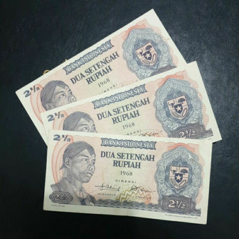 2.5 Rupiah seri sudirman (bekas edar)