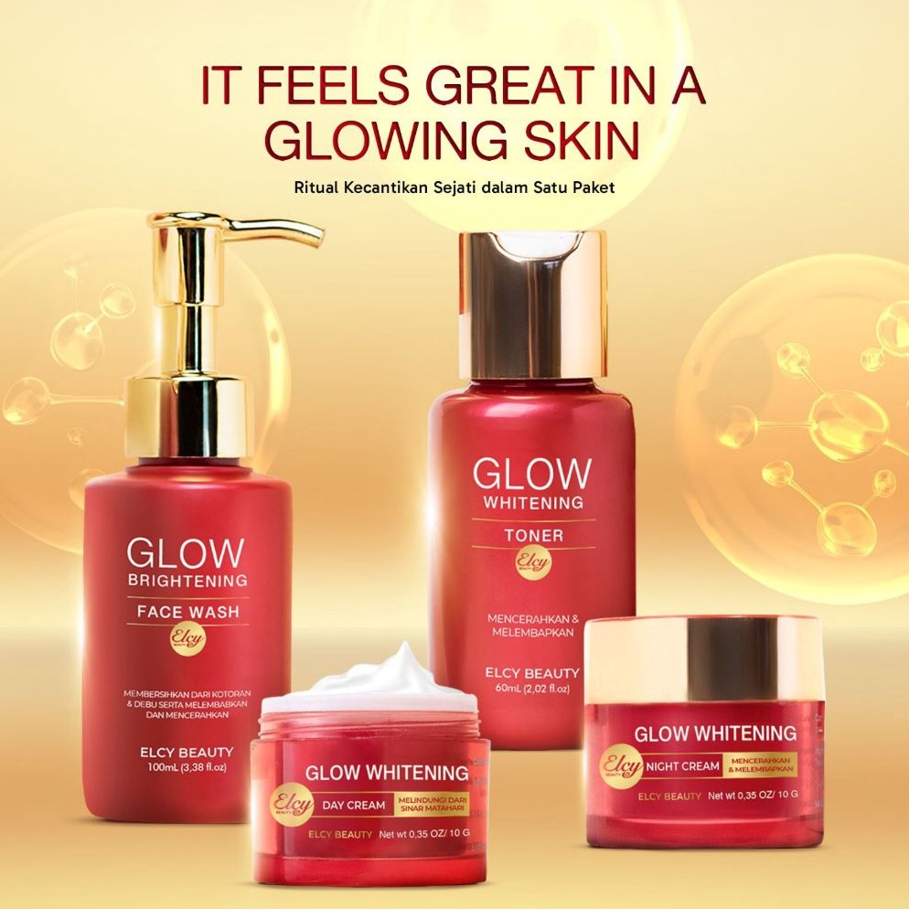 Extra promo BPOM EY BEAUTY GLOW WHITENING TERBARU ULTIMATE BEAUTY KF SKIN Paket  Ecer Krim Siang  Cr