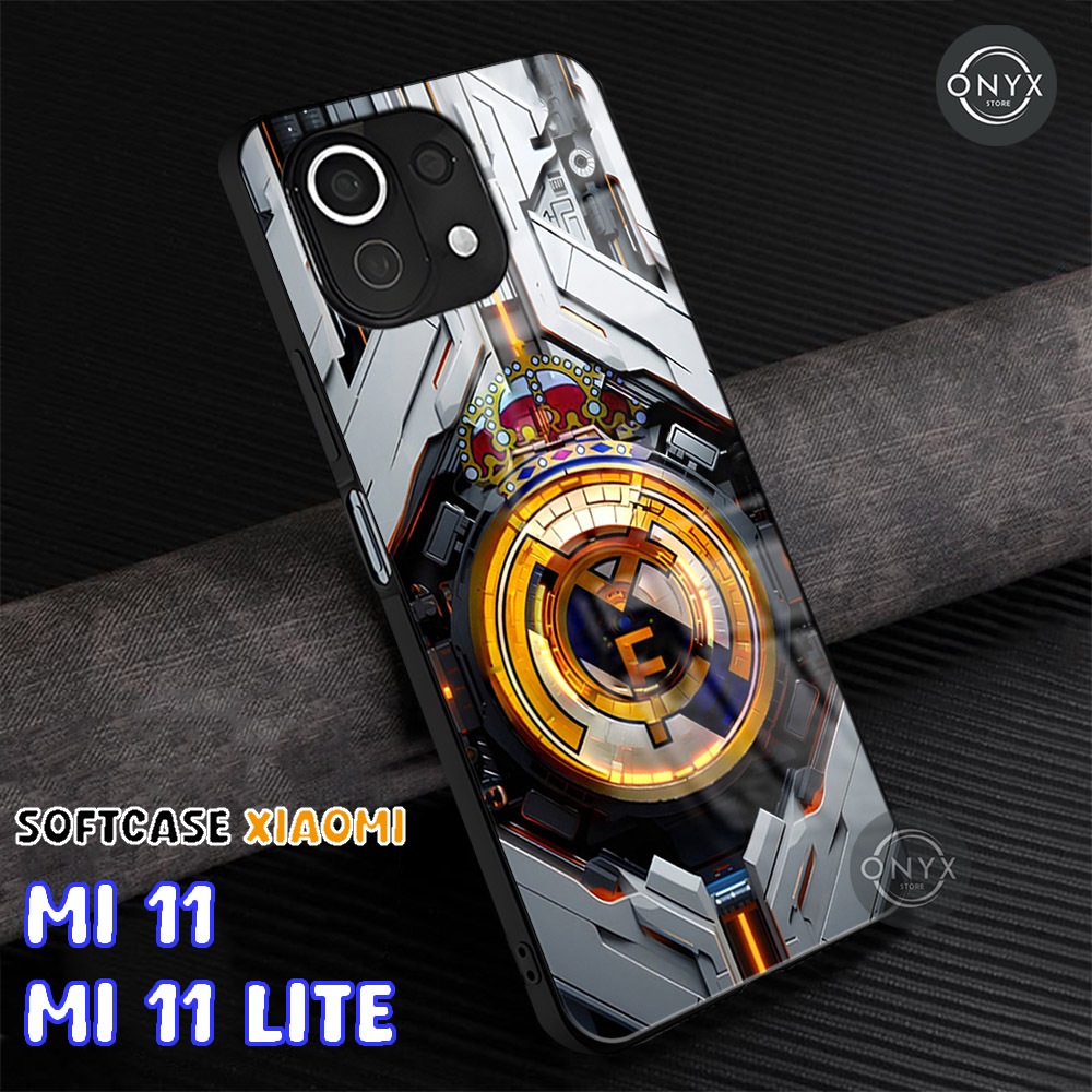 [AA25] SOFTCASE XIAOMI MI 11 | 11 LITE | Casing Kilau Glossy Mi 11 11 Lite | football | Kesing Keren