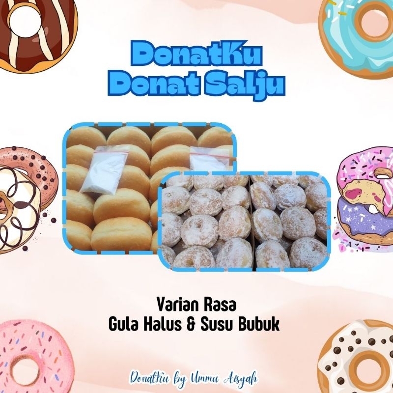 

Donat Salju (Gula Halus/ Susu Bubuk) Isi 10 pcs