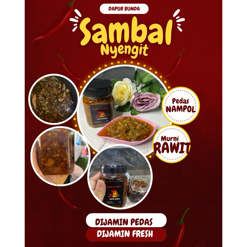 

SAMBAL NYENGIT CUMI super pedas 150gr