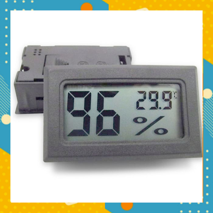 Termometer Higrometer Digital Ruangan Indoor Outdoor Kecil Mini Suhu Kelembapan Kandang SC6431B4