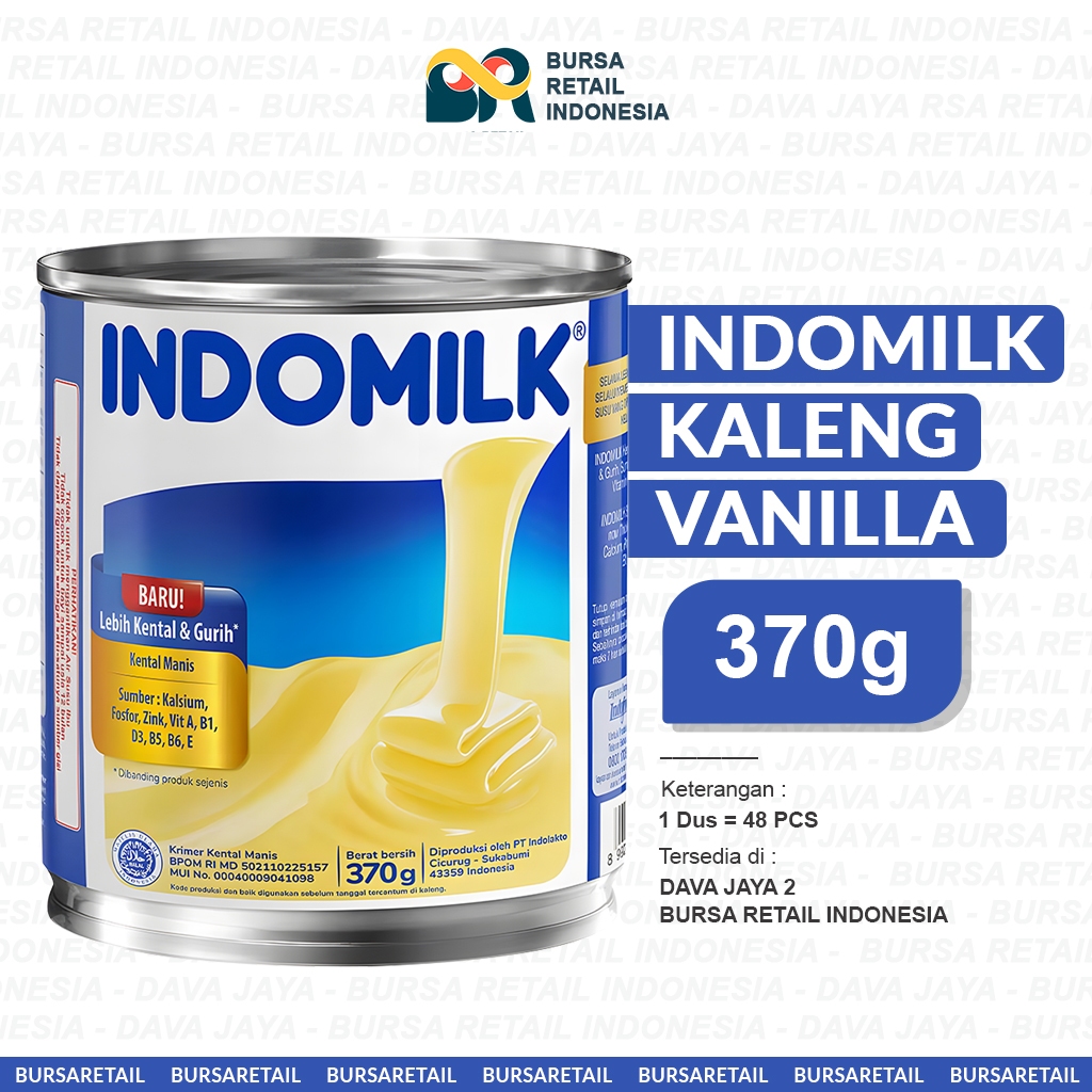 

Indomilk Kaleng Vanilla 370g | BURSARETAIL
