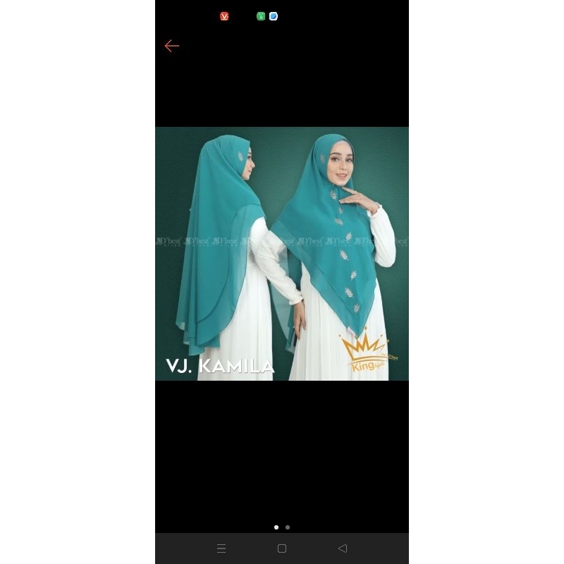 D'best Hijab ceruty baby doll