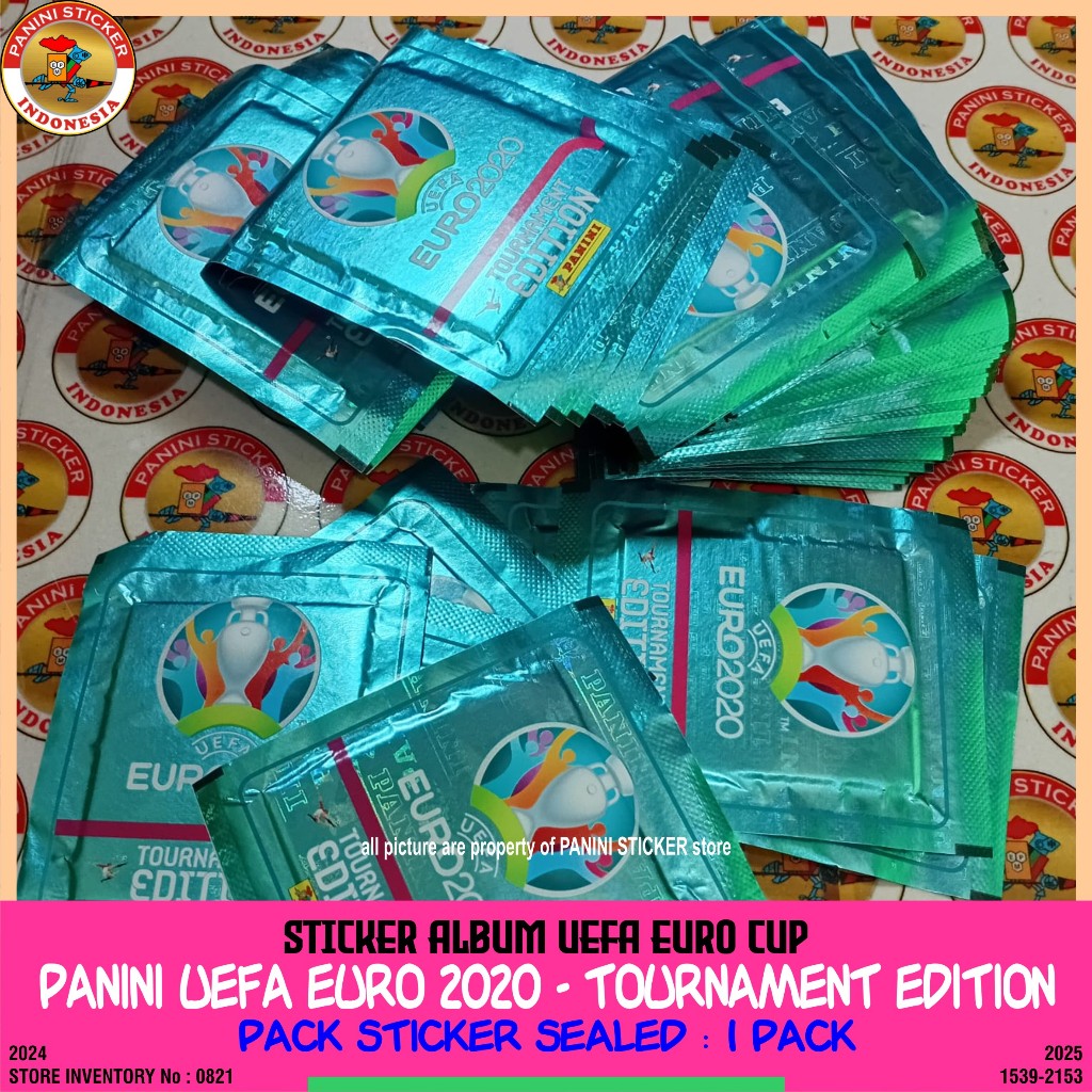 PANINI STICKER ALBUM UEFA EURO 2020 TOURNAMENT EDITION : 1 PACK STICKER SEALED : AUTHENTIC & LICENSE