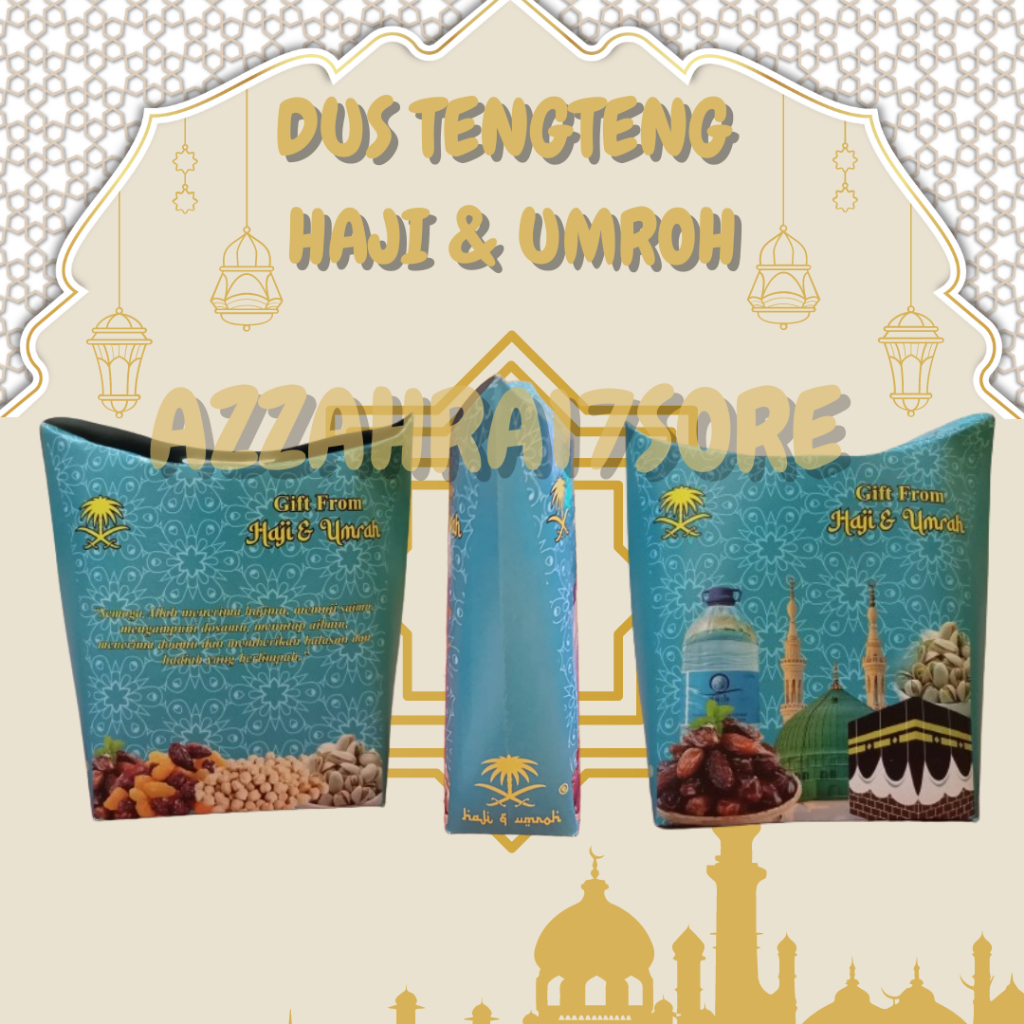

RB 1 Pack(Isi 50Pcs) Dus Tenteng Dus Tali Goodie Bag Paketan Oleh Oleh Hajji Dan Umroh